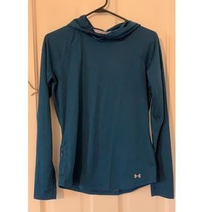 Teal Colored Under Armour Hoodie